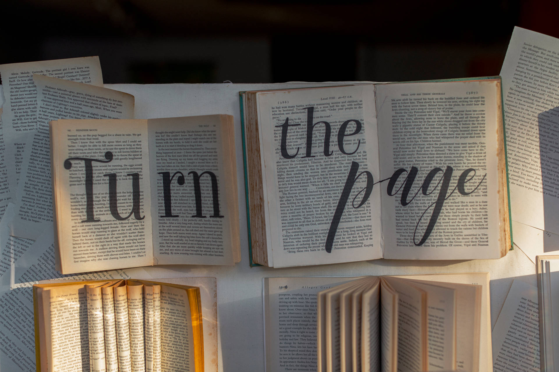 Turn The Page Book Aesthetic Wallpaper