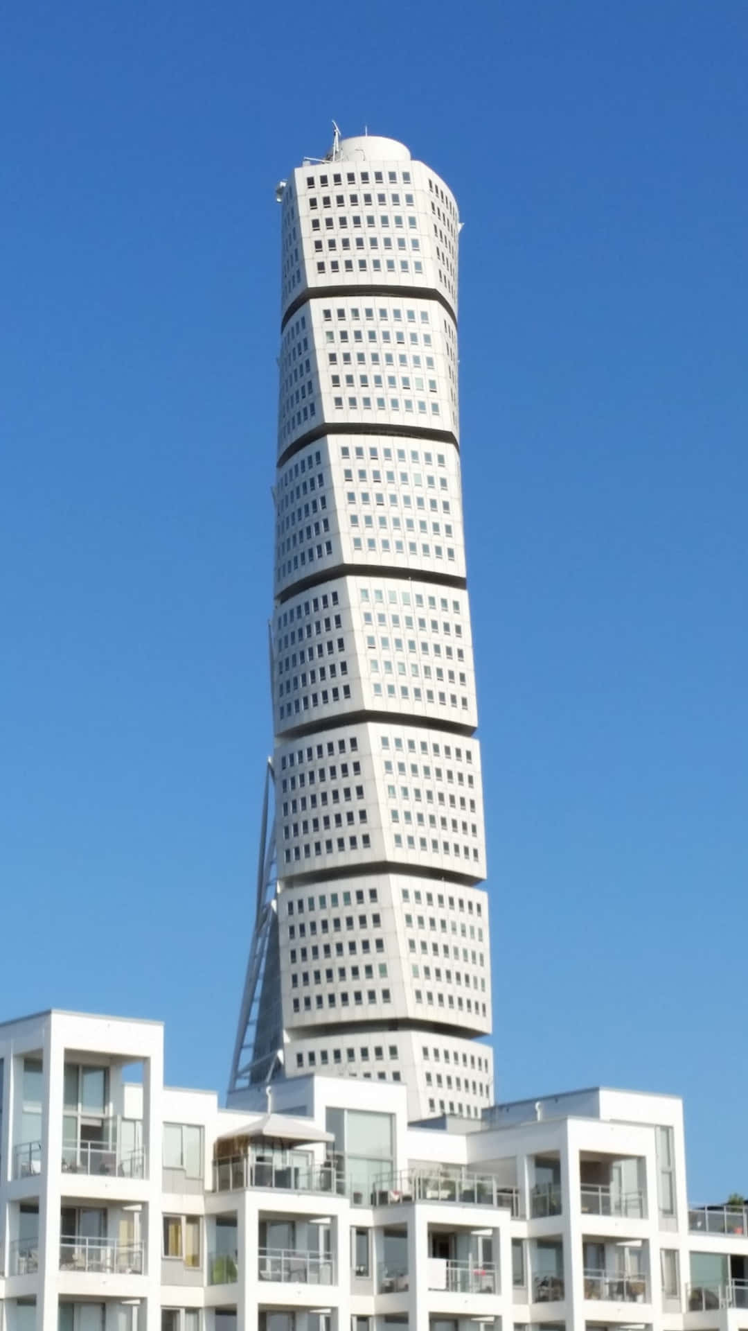 Turning Torso Wolkenkrabber Malmö Achtergrond