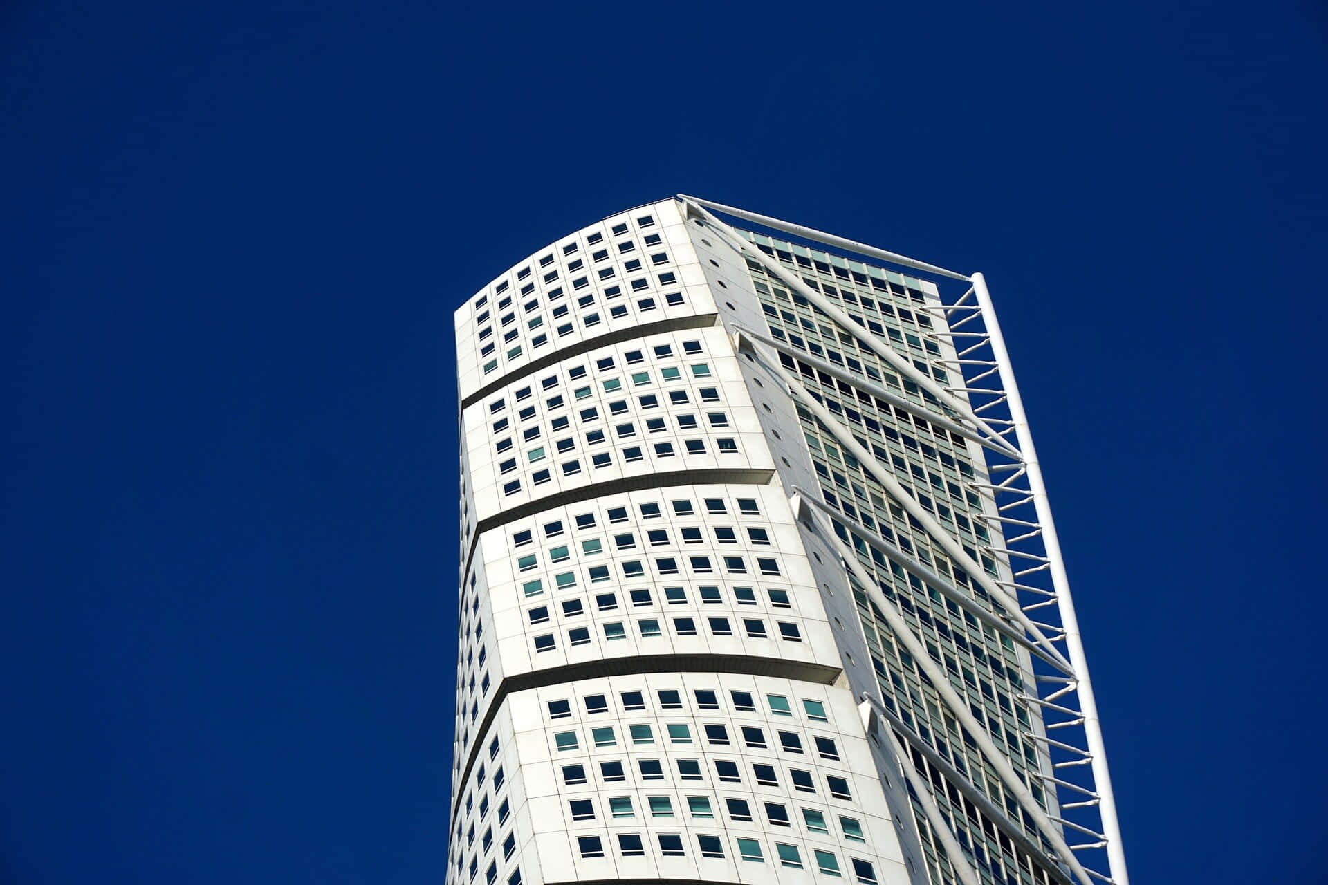 Turning Torso Top Blue Sky Picture