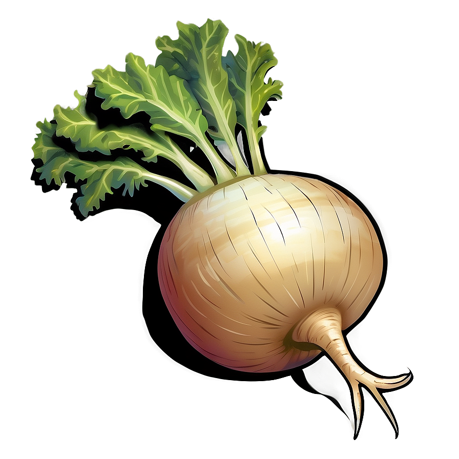 Download Turnip Illustration Png Btl | Wallpapers.com