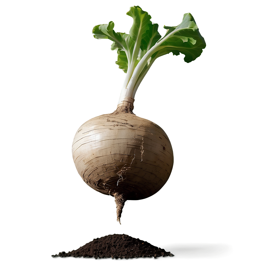 Turnip In Soil Png Qjr PNG