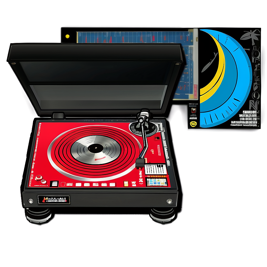Turntable For Scratch Djs Png 13 PNG