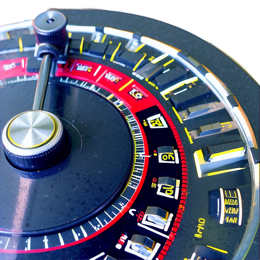 Turntable Speed Control Dial Png 06202024 PNG