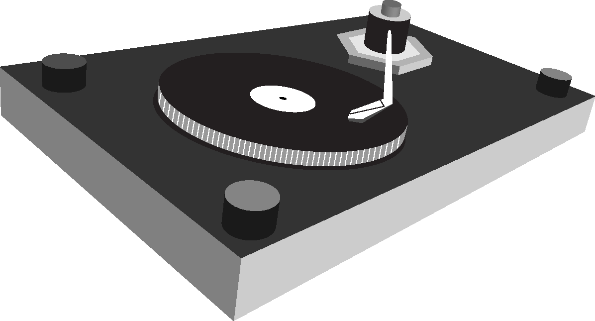 Turntable3 D Graphic PNG