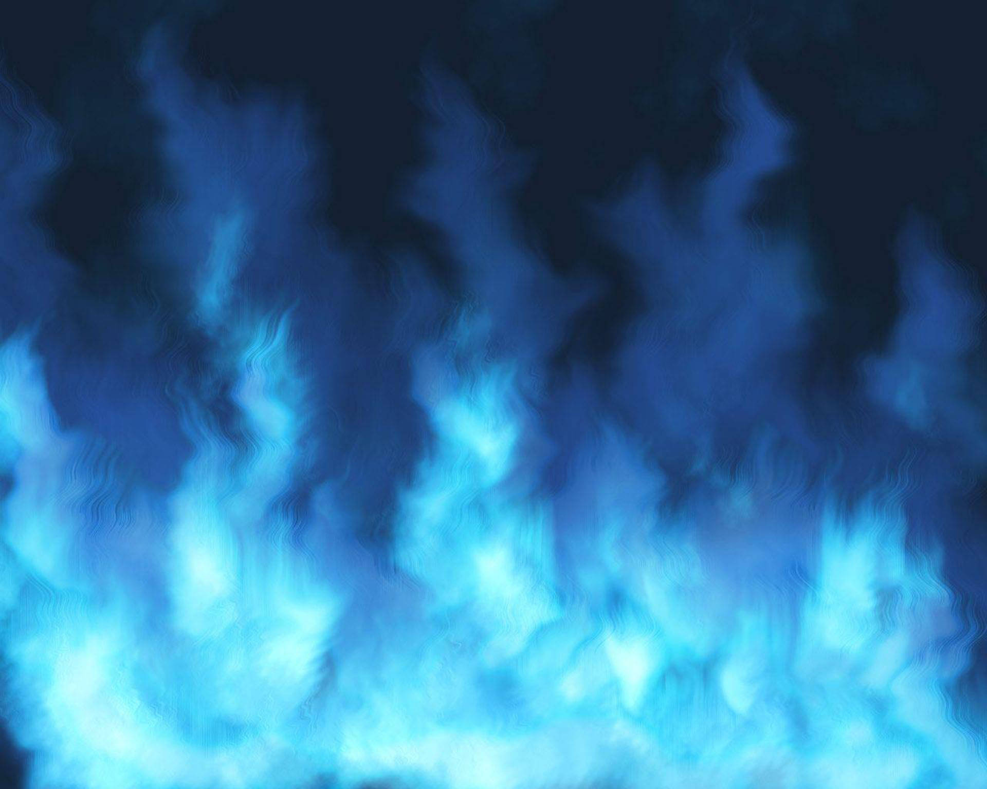Turquoise Blue Flames Wallpaper