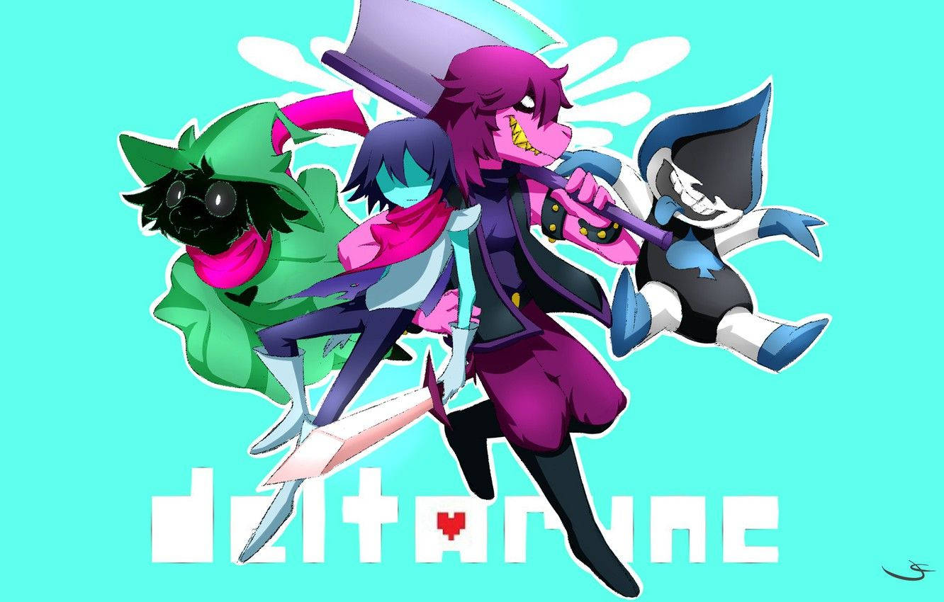 Turquoise Deltarune Characters