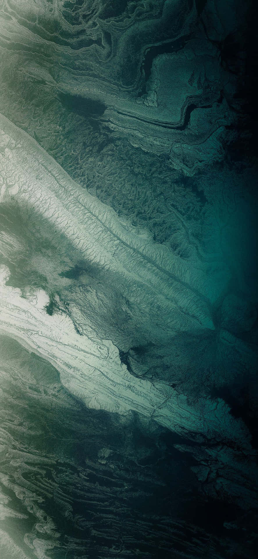 Revel in the beauty of a turquoise iPhone Wallpaper