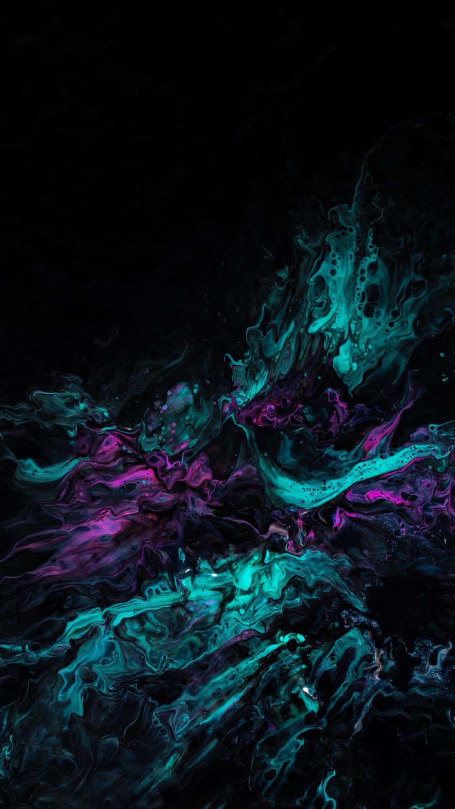 Et sort og lilla abstrakt baggrund med strømme Wallpaper