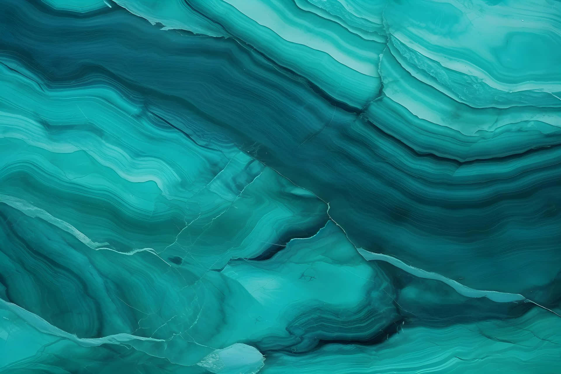 Turquoise Jade Layers Texture Wallpaper