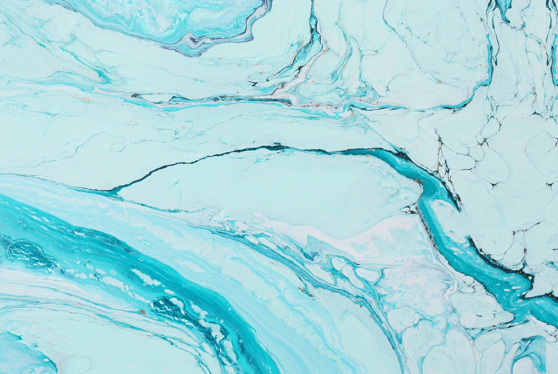 Turquoise Marble Tile Wallpaper