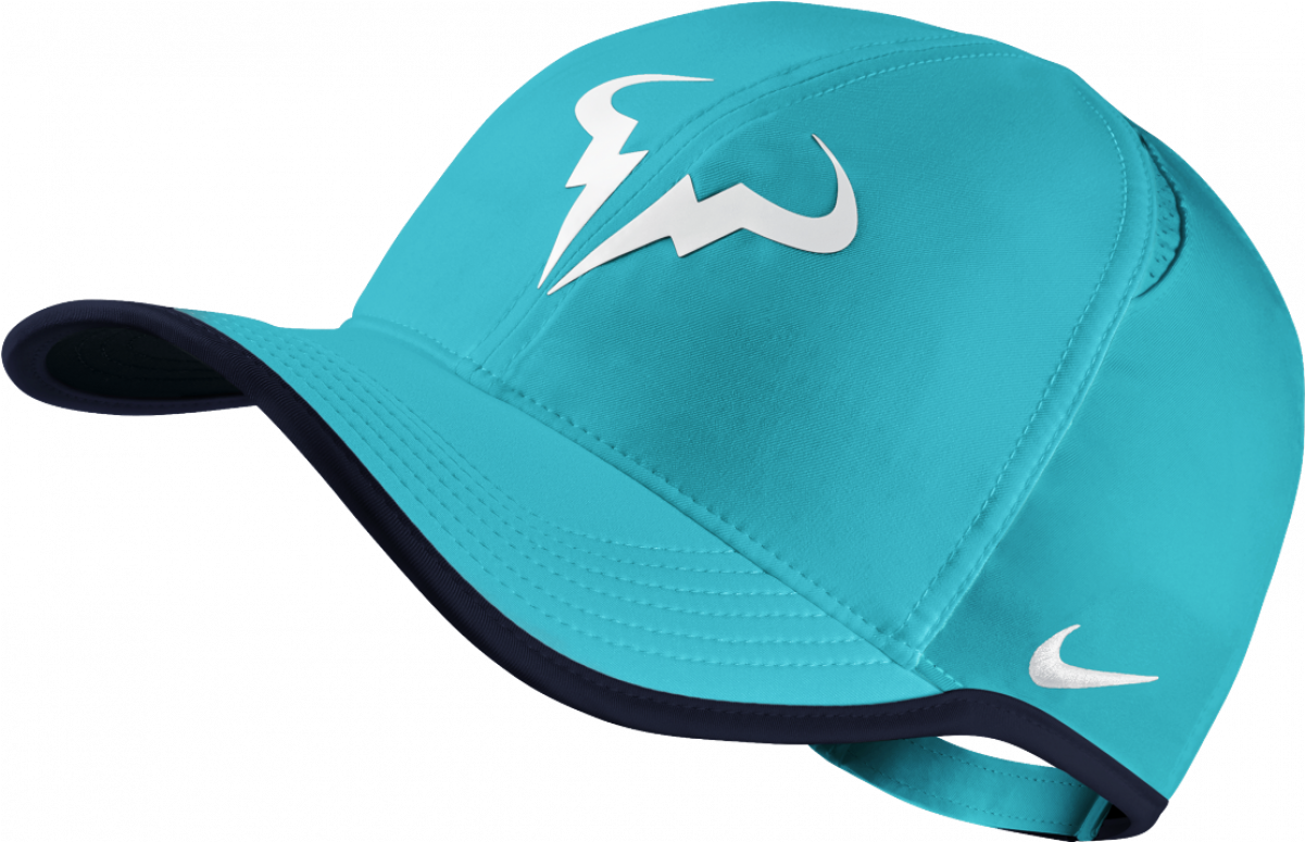 Turquoise Nike Running Cap PNG