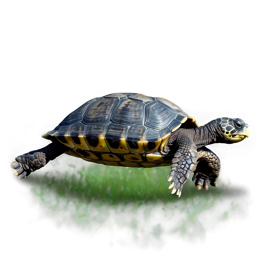 Turtle Climbing Over Obstacle Png Bcf PNG