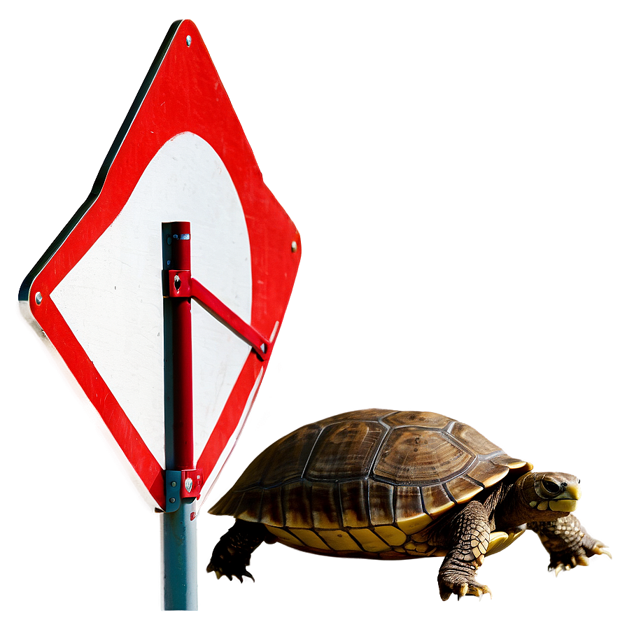 Turtle Crossing Road Sign Png Gef PNG