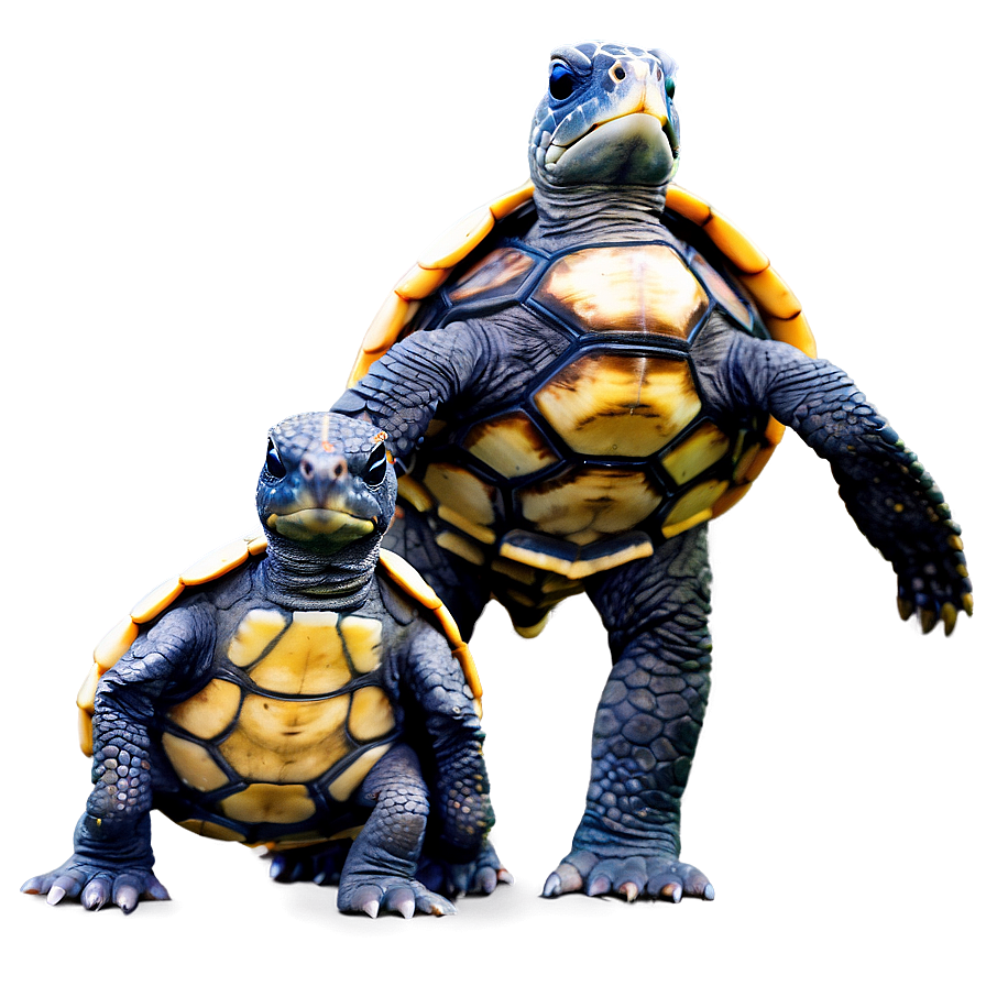 Turtle Family Walking Together Png Agh38 PNG