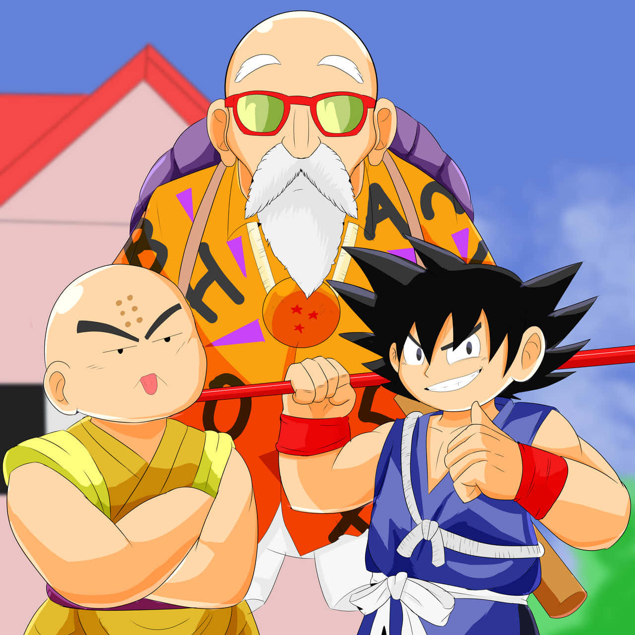 "The Turtle Hermit, a wise and powerful martial artist" Wallpaper