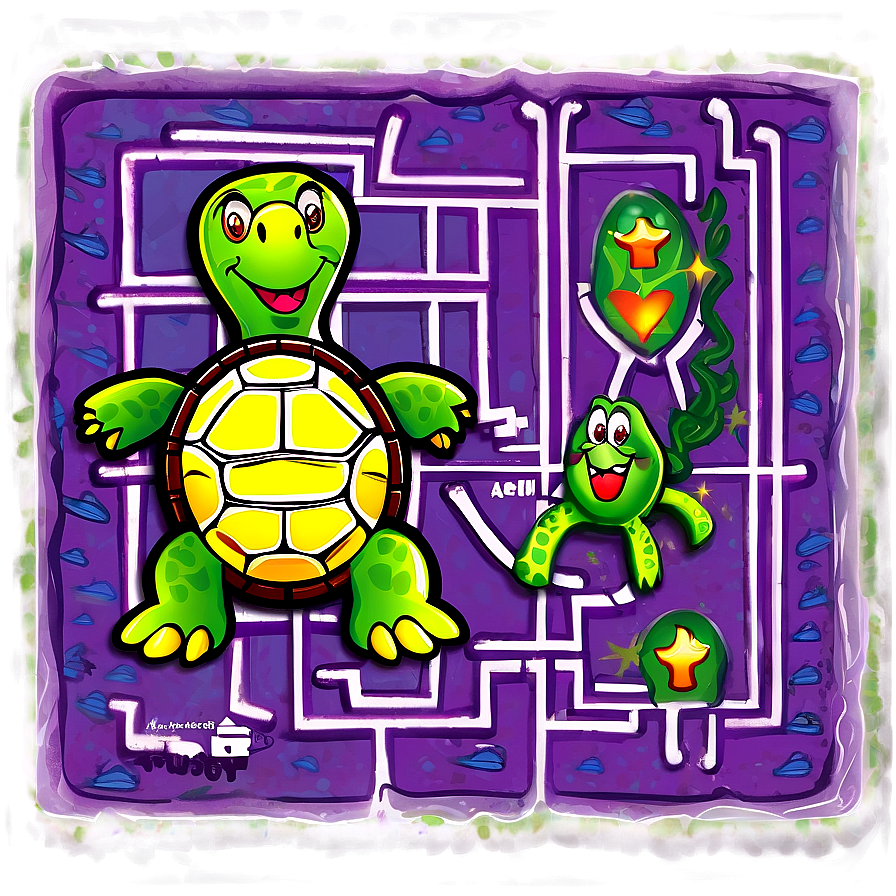 Turtle Maze Game Png 05232024 PNG