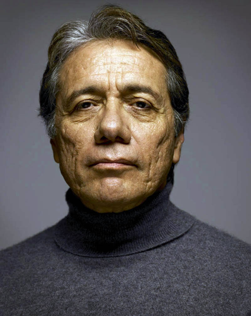 Caption: Edward James Olmos In Classic Turtleneck Sweater Wallpaper