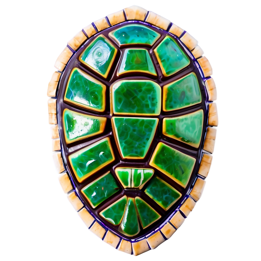 Turtle Shell Mosaic Png 06132024 PNG