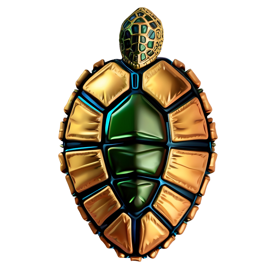 Turtle Shell Stylization Png 06132024 PNG