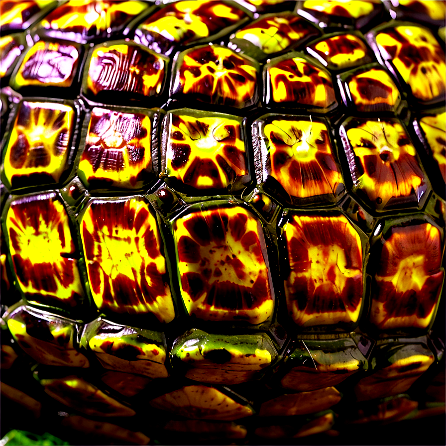 Turtle Shell Texture Closeup Png 06242024 PNG