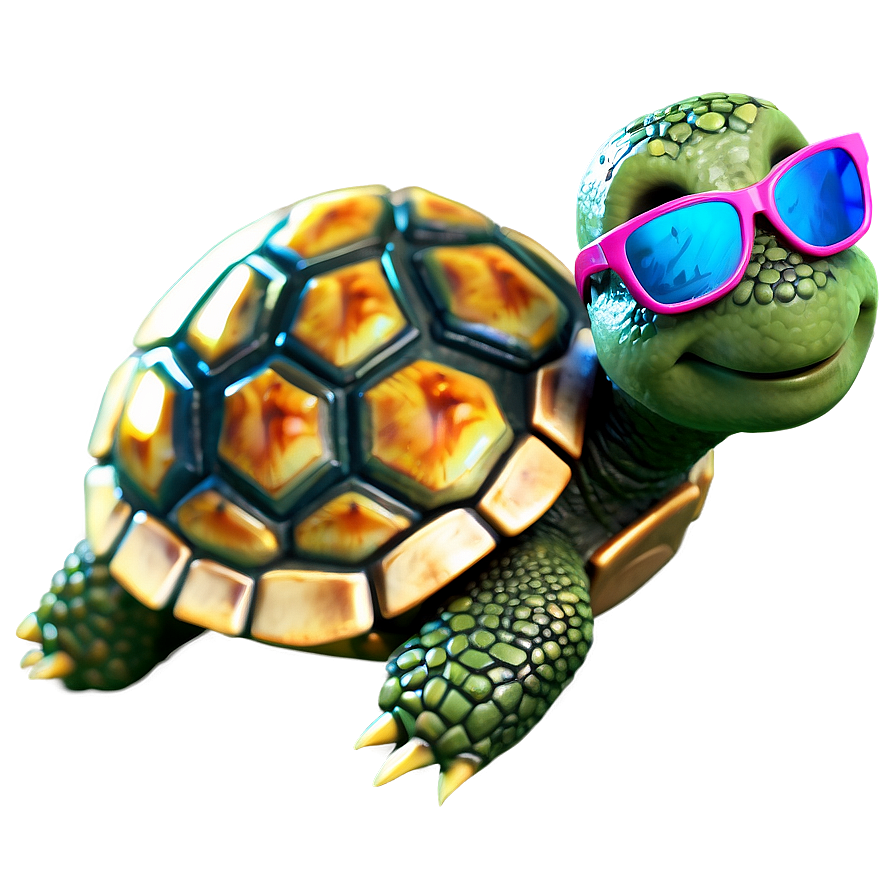 Turtle With Sunglasses Png 31 PNG