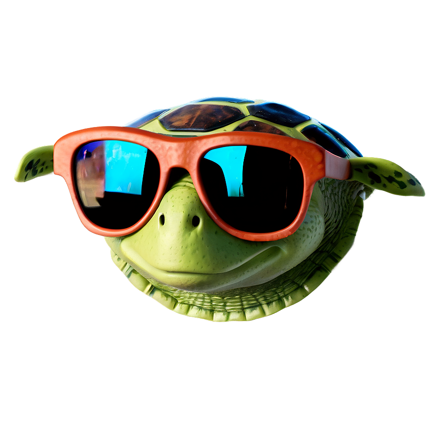 Turtle With Sunglasses Png Nsm37 PNG