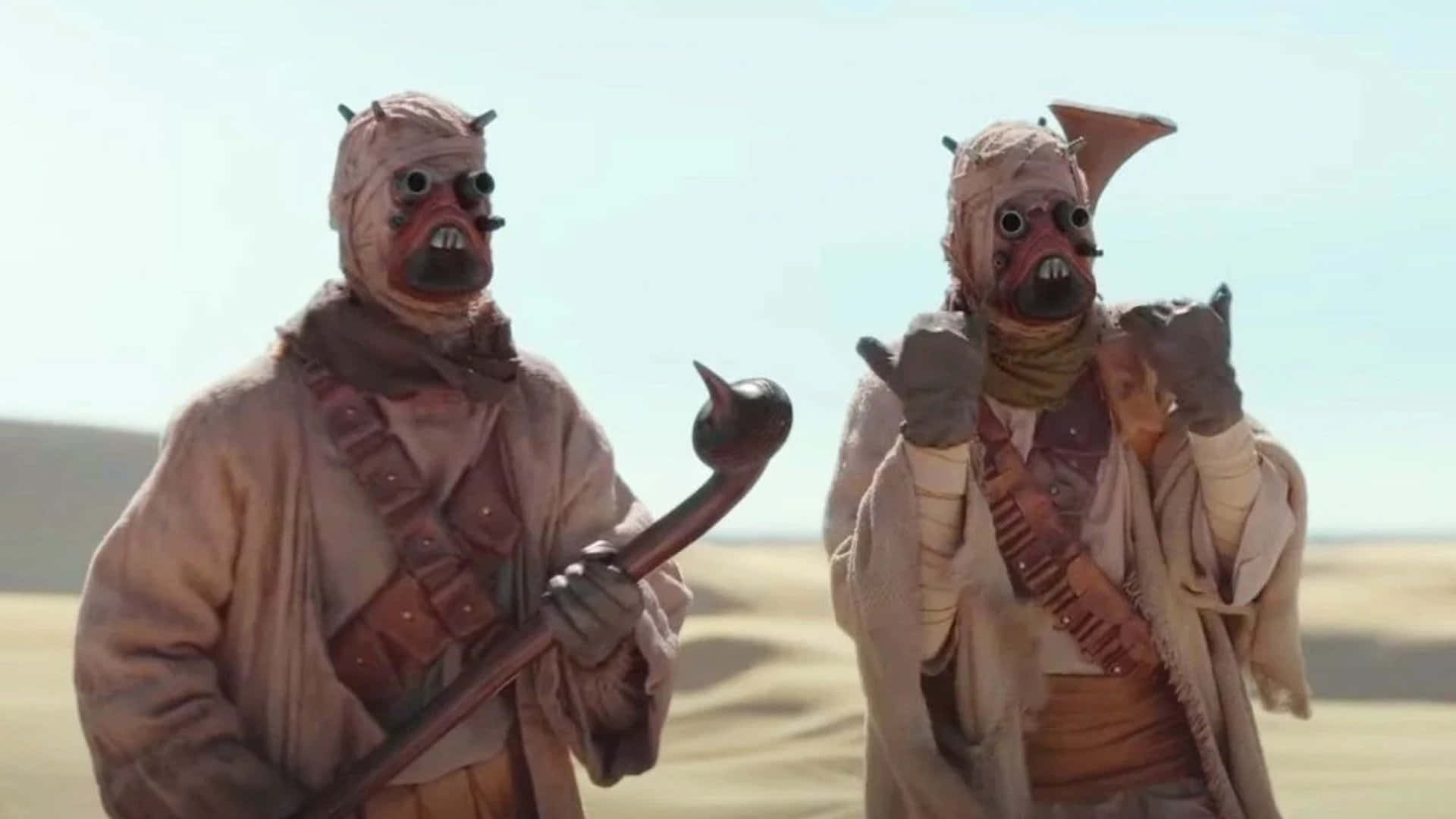 The Tusken Raiders Are Ready For Battle" Wallpaper