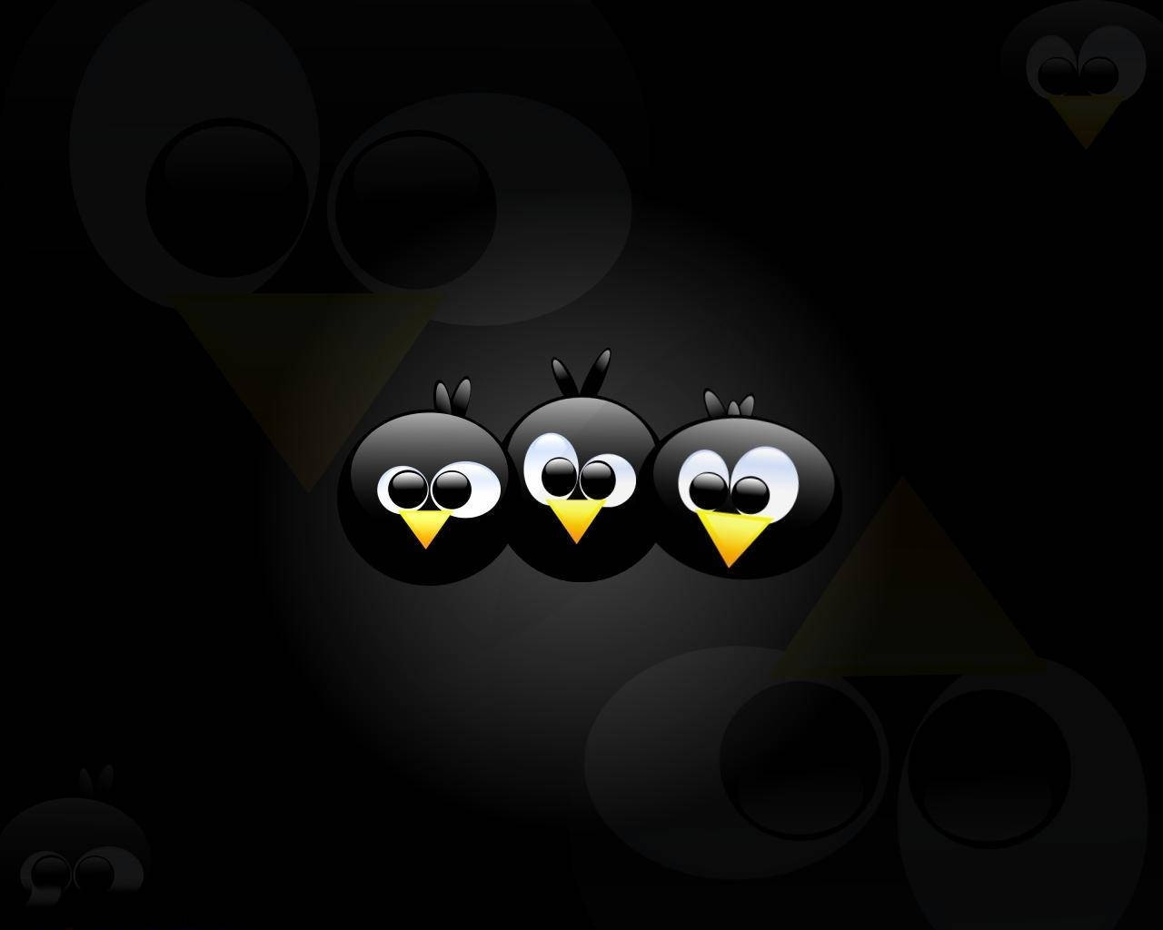 Tux Official Linux Desktop Mascot Characters Background