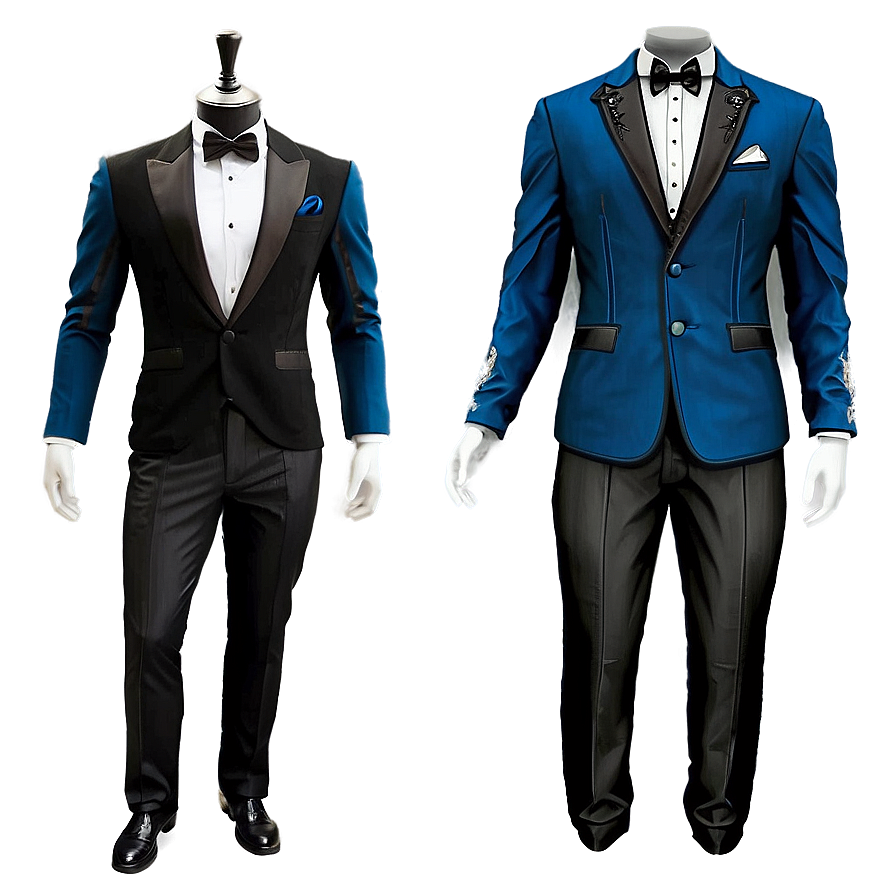 Tuxedo Jacket And Pant Sets Png 2 PNG