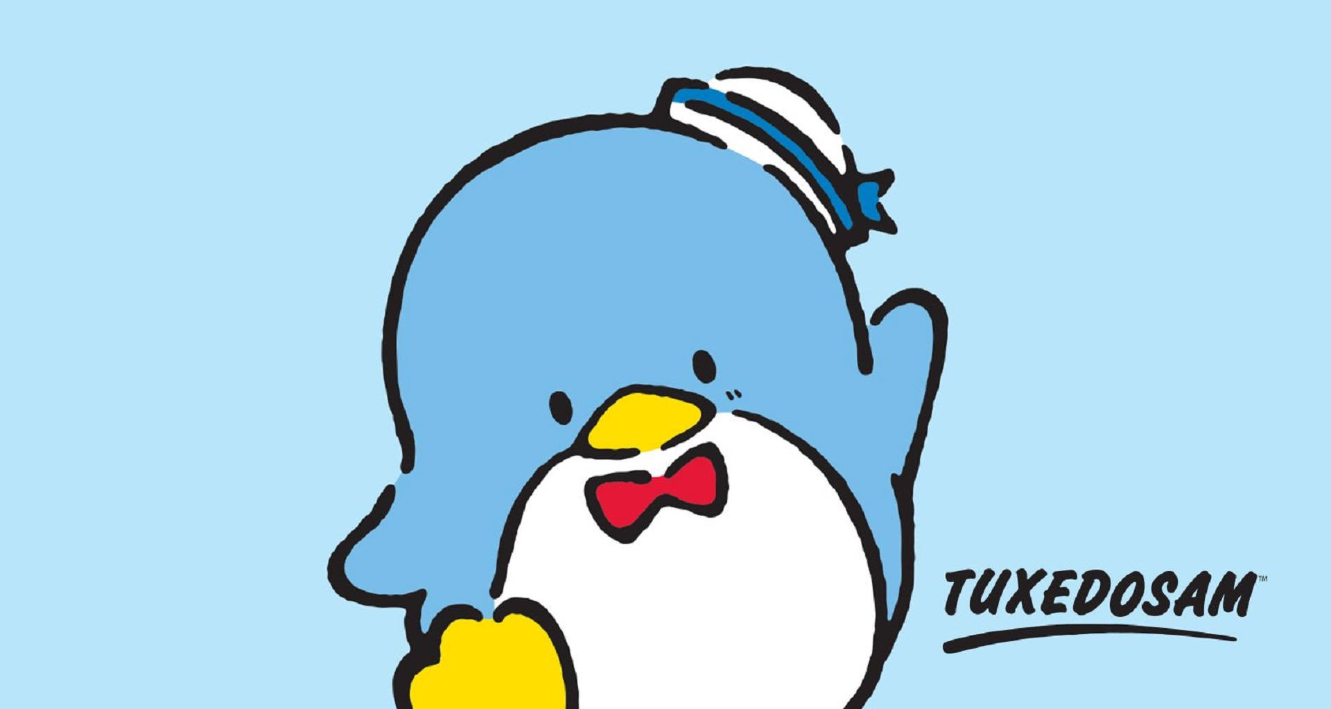 Tuxedo Sam Blue Penguin Sanrio Wallpaper