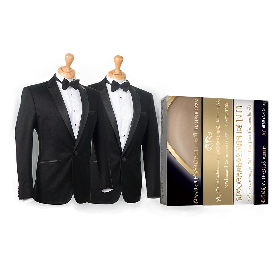 Tuxedo With Satin Lapels Png 24 PNG