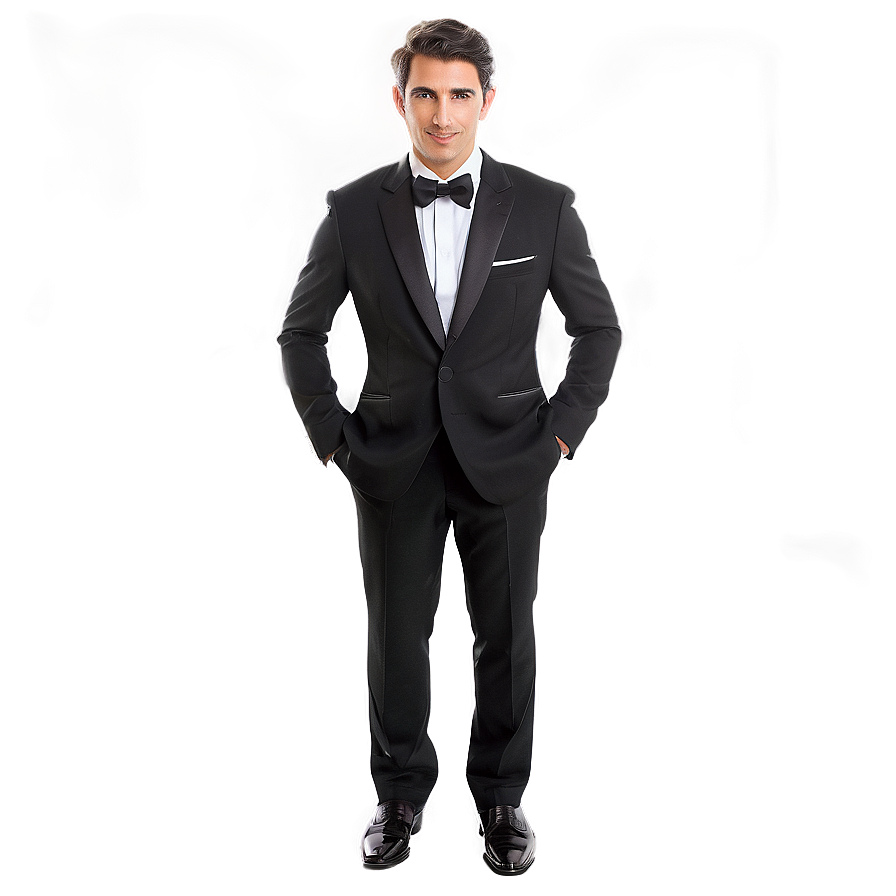 Tuxedo With Satin Lapels Png Cqt PNG