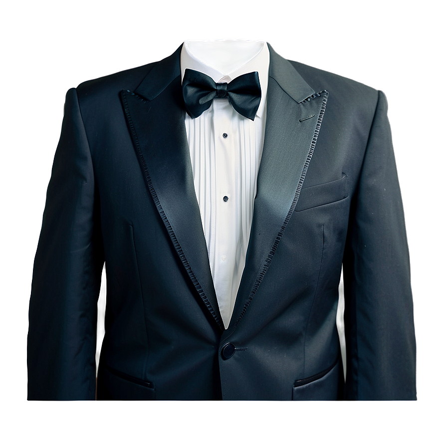 Tuxedo With Satin Lapels Png Hoq PNG