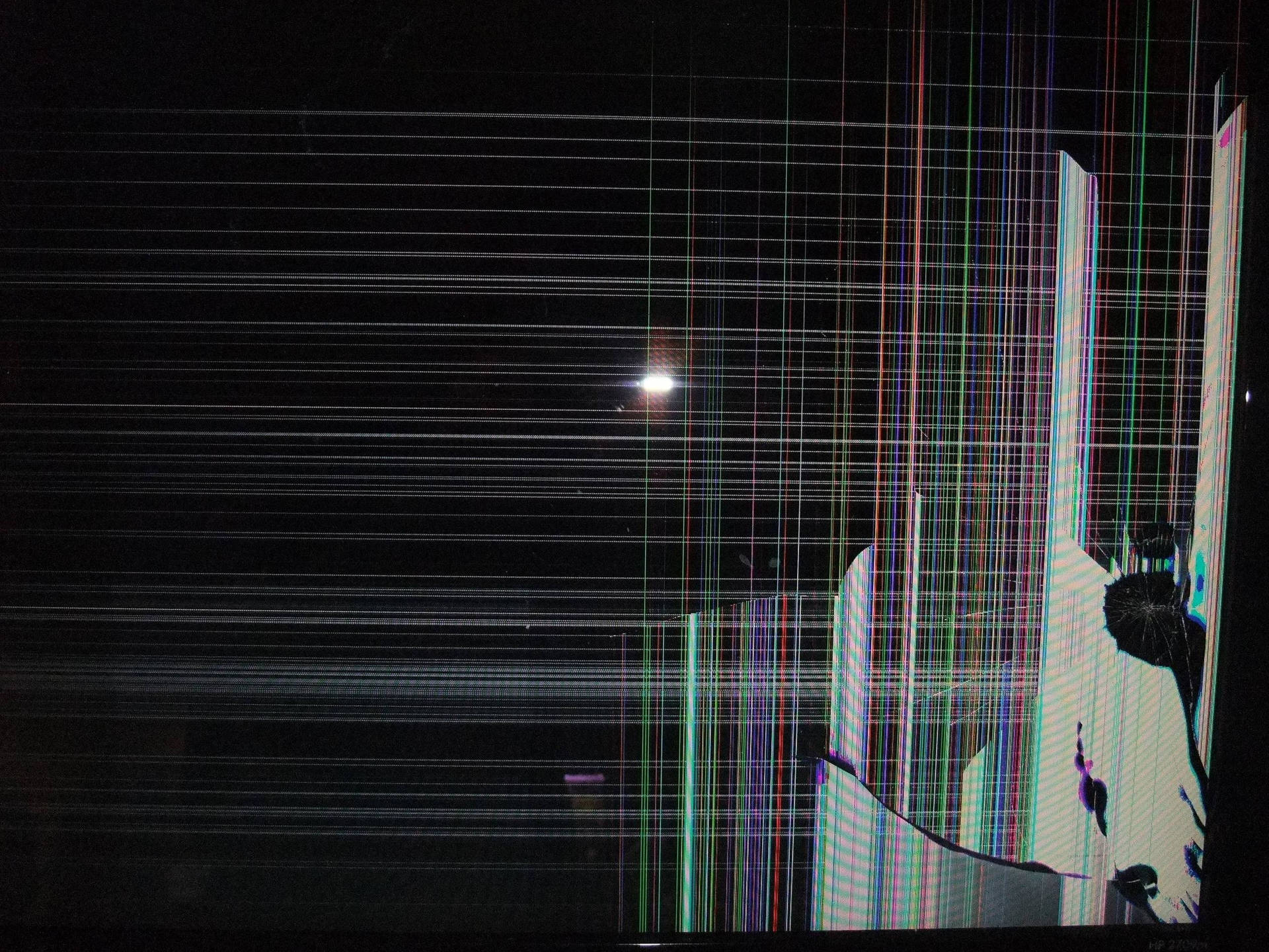 Tv 4k Broken Tv Colorful Lines Wallpaper