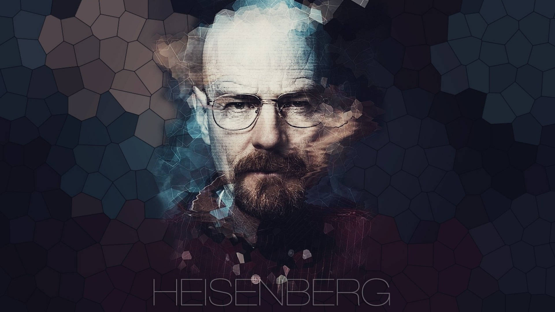 TV 4K Walter White Heisenberg Geometric Aesthetic Wallpaper