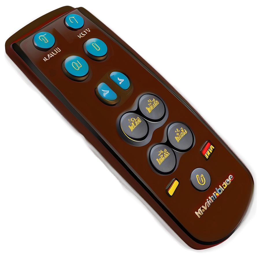 Tv Remote With Large Buttons Png 06122024 PNG