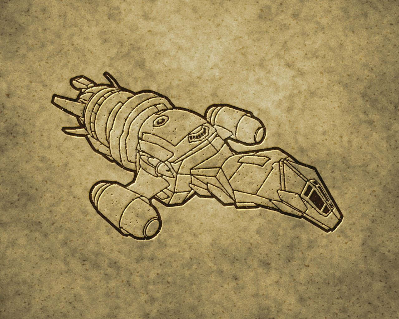serenity firefly ship drawing