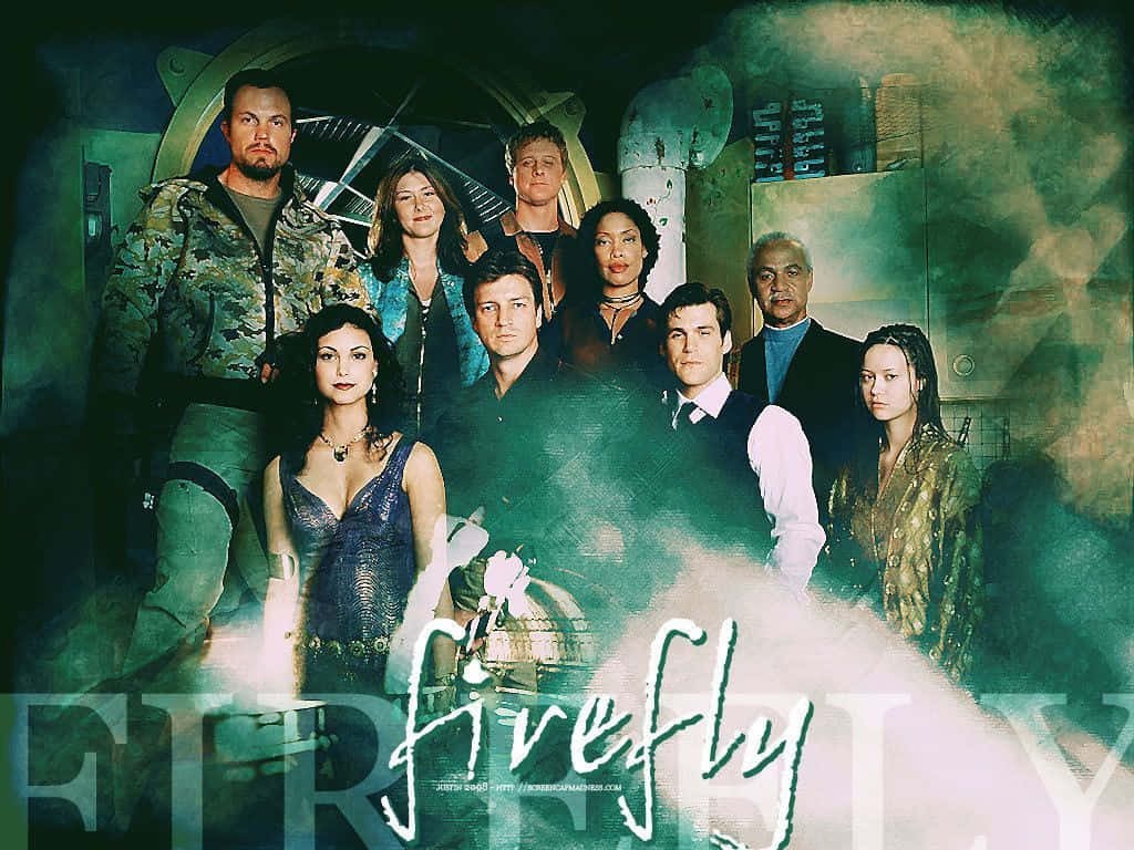 "The Crew of Serenity: Captained by Malcolm Reynolds" Wallpaper