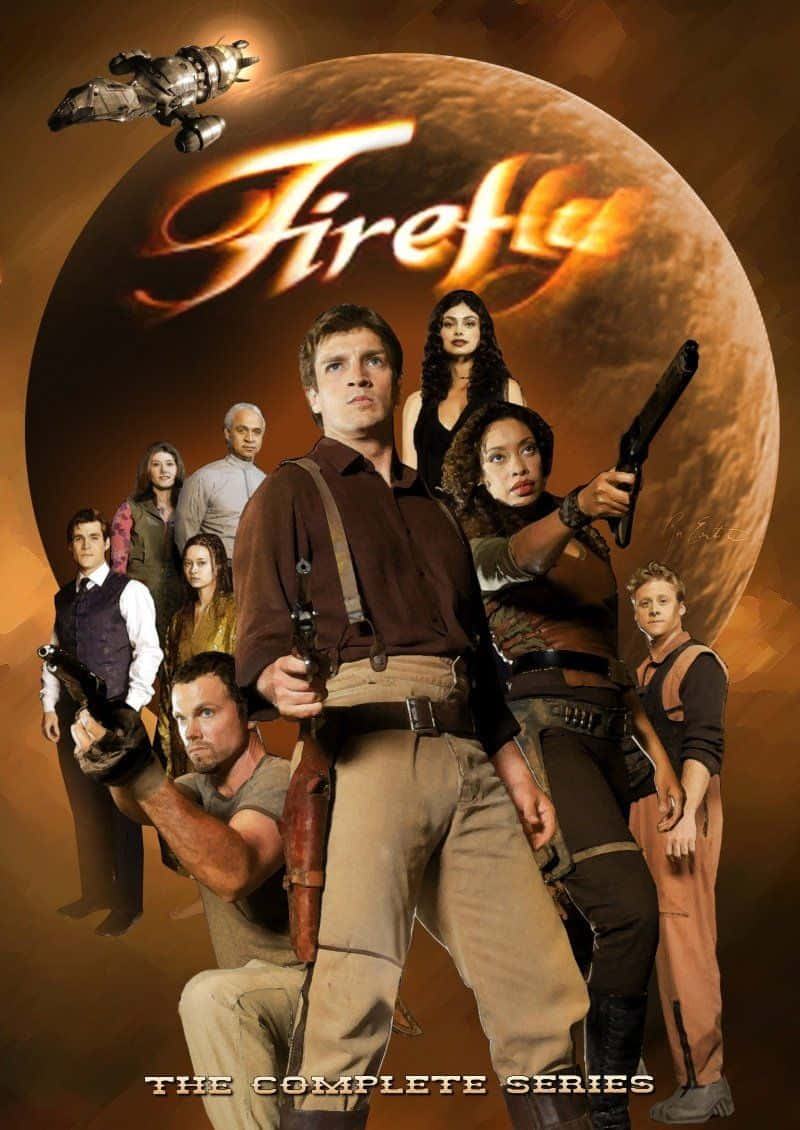 Explore the final frontier of Outer Space with the captivating crew of Firefly! Wallpaper