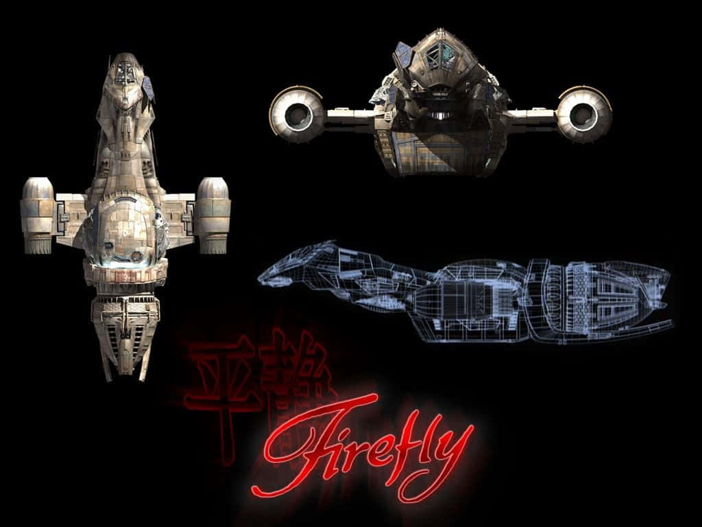 Firefly - A Spaceship And A Spacecraft Wallpaper
