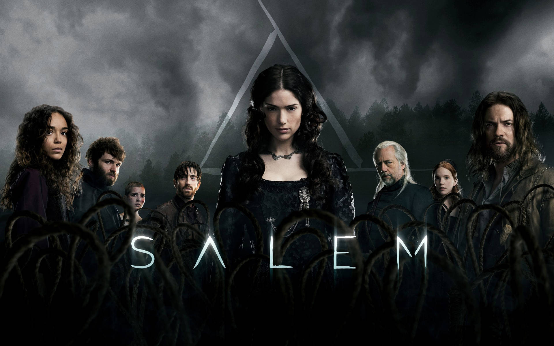 Tv-show Salem Dark Themed Fotografi Tapet Wallpaper