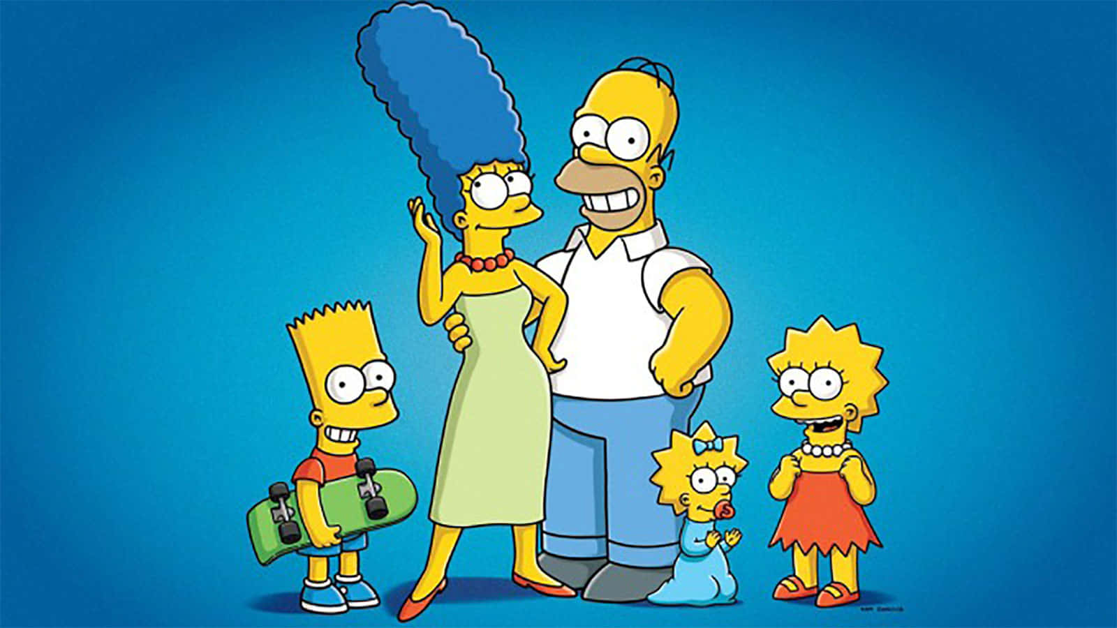 The Simpsons Family Is Standing Together