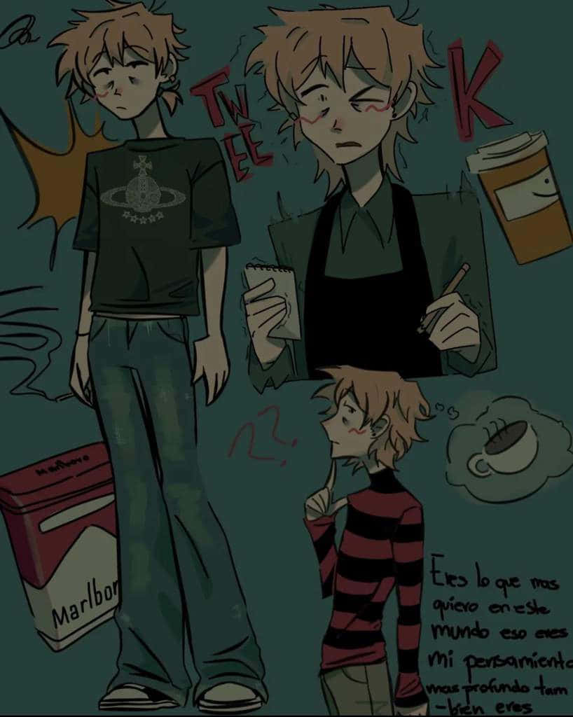 Tweek Tweak Multiple Expressions Artwork Wallpaper