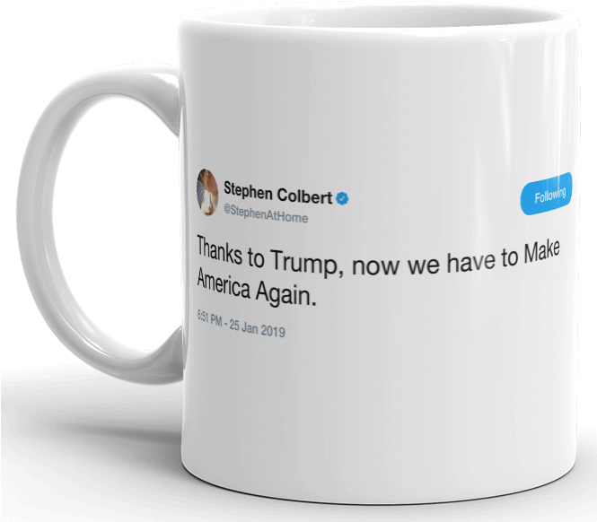 Tweet Mug Make America Again PNG