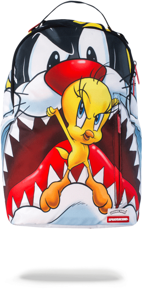 Tweety Backpack Design PNG