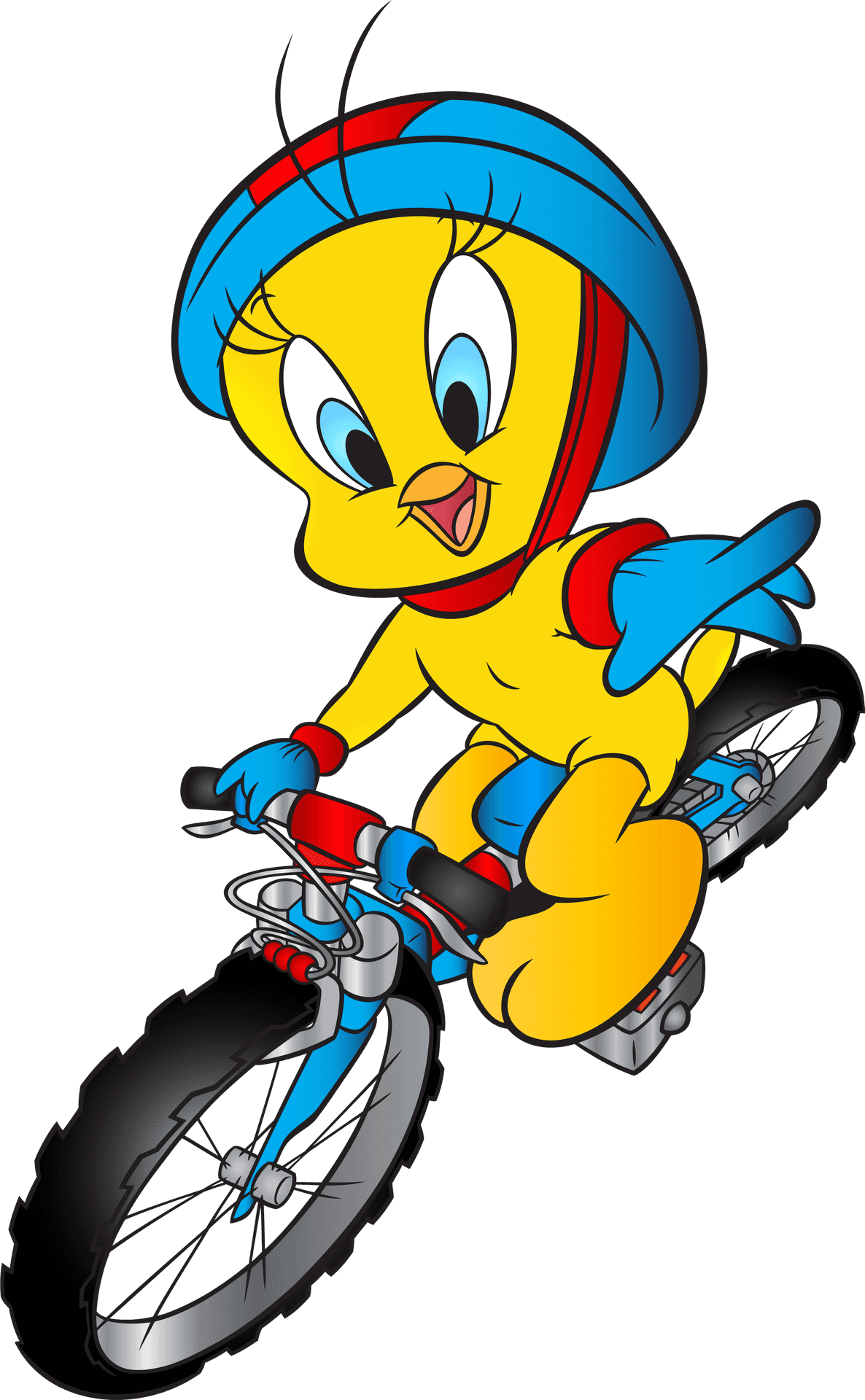 Tweety Biking Adventure PNG