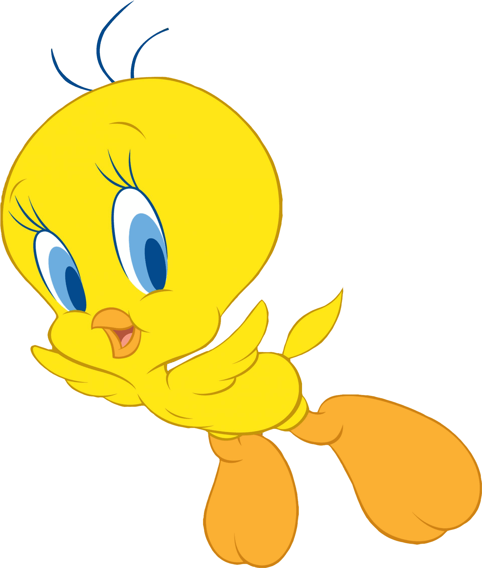 Tweety Bird Cute Pose PNG