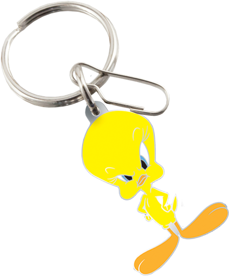 Tweety Bird Keychain Design PNG