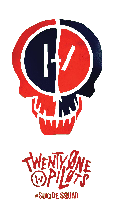 Twenty One Pilots Suicide Squad Logo PNG