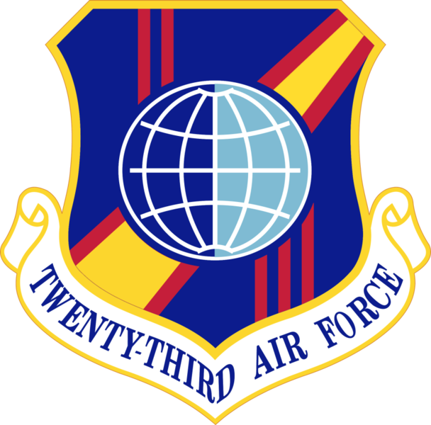 Twenty Third Air Force Emblem PNG